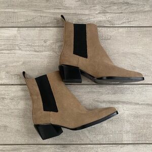RAG & BONE Joni Leather Suede Chelsea Boots Size 36.5